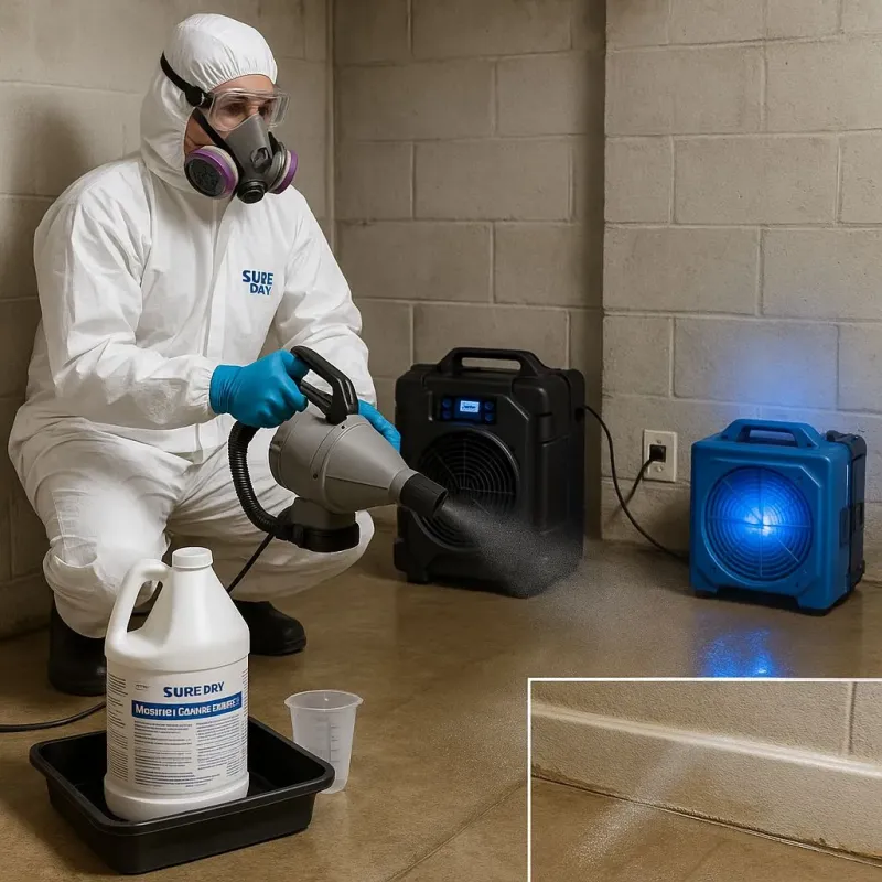 Sanitization and Odor Removal process in Bethesda, MD